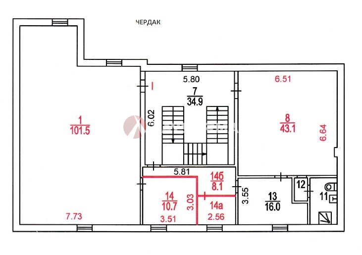 Продажа здания 617.60 кв.м. ЦАО пер. Шубинский, 6с4 - фотография №6