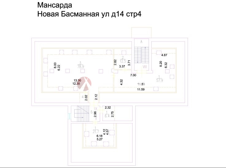 Продажа помещения 1550.20 кв.м. ЦАО ул. Новая Басманная, 14с4 - фотография №9