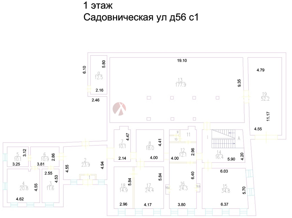 Продажа здания 1349 кв.м. ЦАО ул. Садовническая, 56с1 - фотография №4