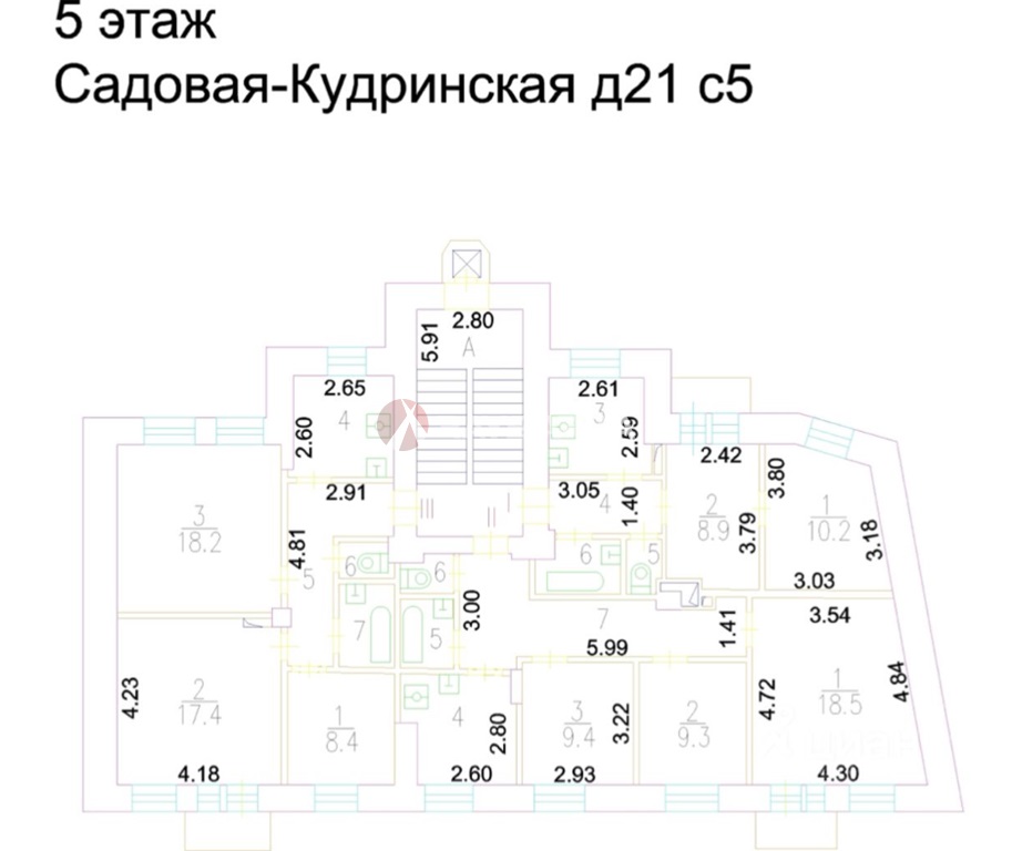 Продажа здания 1199 кв.м. ЦАО ул. Садовая-Кудринская, 21С5 - фотография №24
