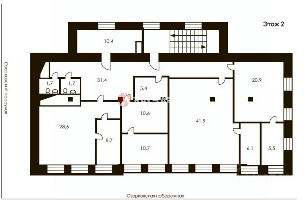 Продажа помещения 959 кв.м. ЦАО наб. Озерковская, 12 - фотография №13