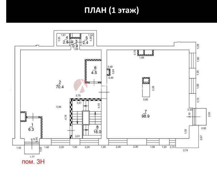 Продажа помещения 413.10 кв.м. проезд Серебрякова, вл. 11-13 - фотография №8