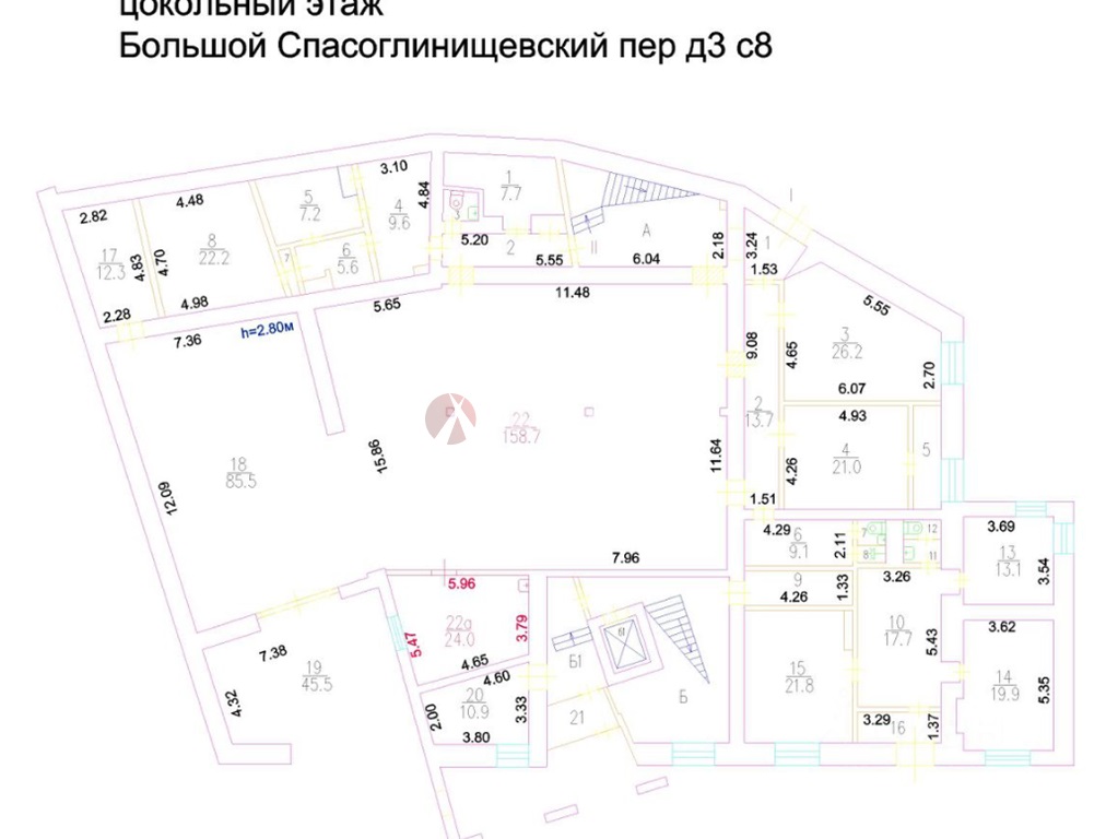 Продажа здания 1473 кв.м. ЦАО пер. Большой Спасоглинищевский, 3с8 - фотография №7