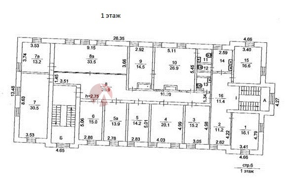 Продажа здания 1638.70 кв.м. ЦАО пл. Смоленская-Сенная, 27с6 - фотография №6