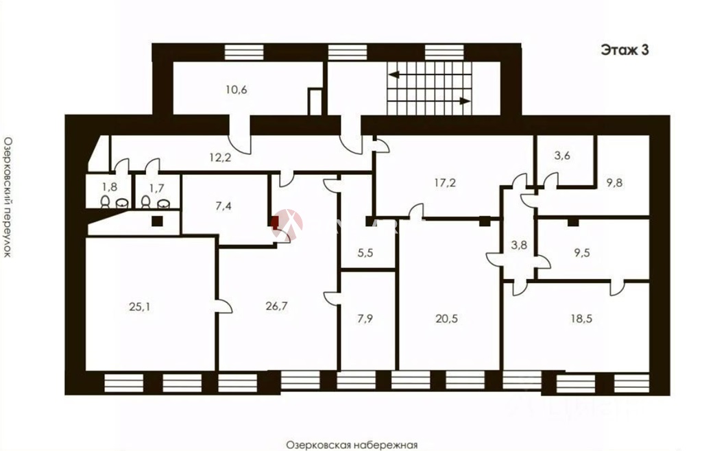 Продажа помещения 959 кв.м. ЦАО наб. Озерковская, 12 - фотография №14