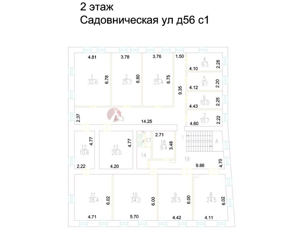 Продажа здания 1349 кв.м. ЦАО ул. Садовническая, 56с1 - фотография №5