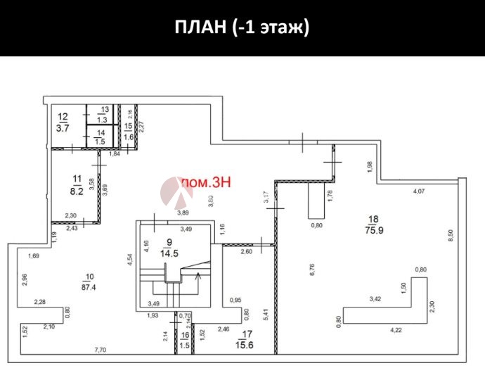 Продажа помещения 413.10 кв.м. проезд Серебрякова, вл. 11-13 - фотография №7