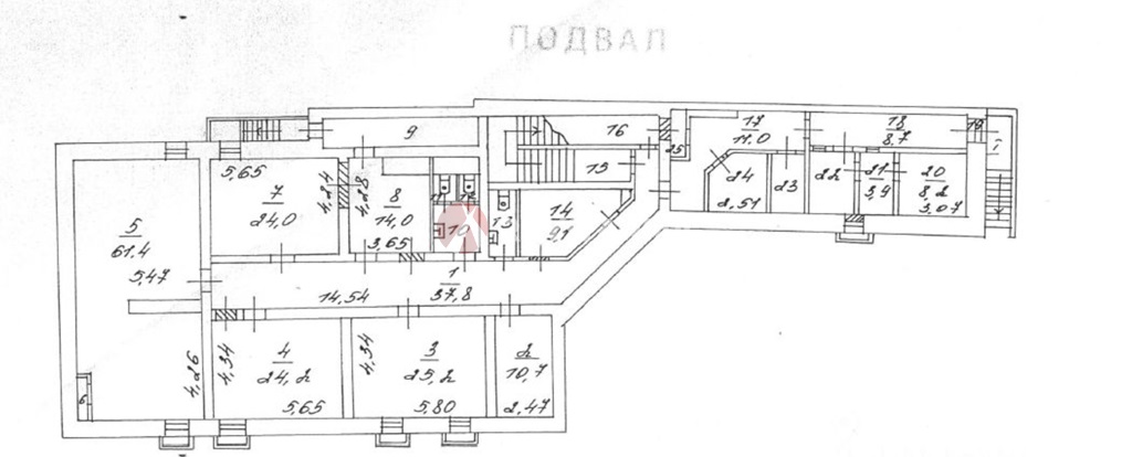 Продажа помещения 861 кв.м. ЦАО ул. Большая Ордынка, 49 - фотография №14