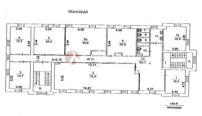 Продажа здания 1638.70 кв.м. ЦАО пл. Смоленская-Сенная, 27с6 - фотография №8