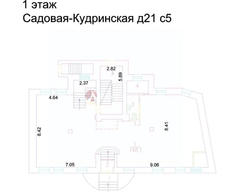 Продажа здания 1199 кв.м. ЦАО ул. Садовая-Кудринская, 21С5 - фотография №23