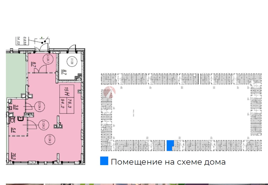 Продажа помещения 94.40 кв.м. ул. Стрельбище Динамо, 10 - фотография №4
