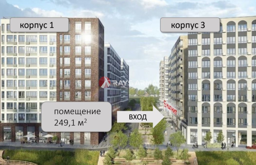 Продажа помещения 249.10 кв.м. НАО (Новомосковский) ул. горная, 33 корпус 3,3 - фотография №1