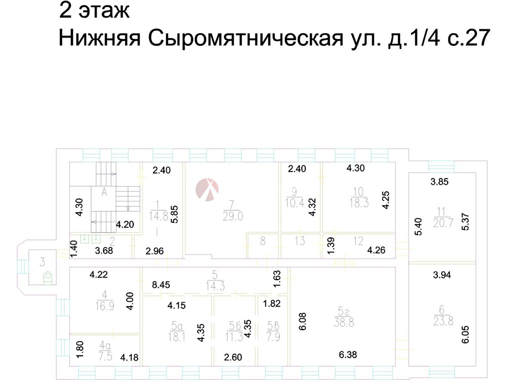 Продажа здания 1005.40 кв.м. ЦАО наб. Сыромятническая, 1/4 строение 27 - фотография №5