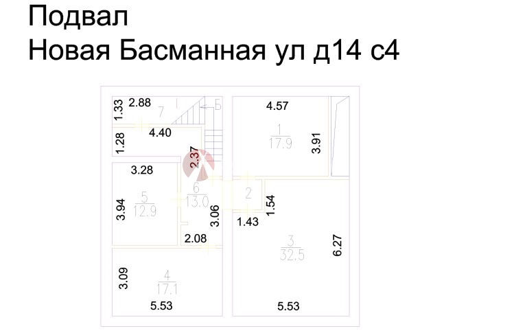 Продажа помещения 1550.20 кв.м. ЦАО ул. Новая Басманная, 14с4 - фотография №10
